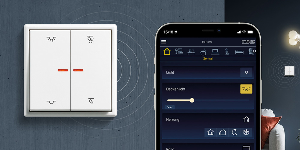 KNX RF Taster bei EDB Elektro GmbH in Pößneck